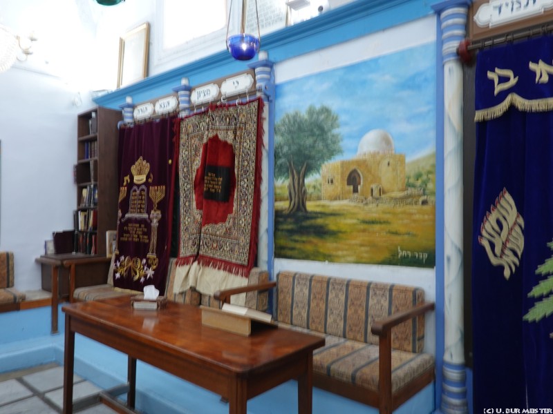 107 Safed Blick in eine Synagoge