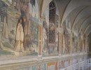 Kloster Monte Oliveto Maggiore  Fresken erz    hlen Geschichte von Bennedikt  1280x854 